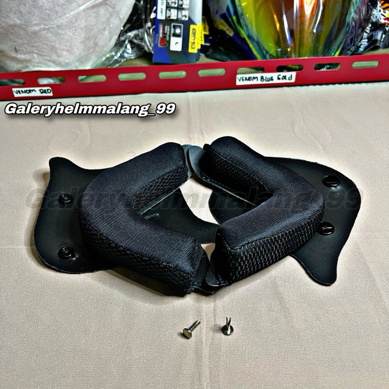 Busa Pipi Bogo Knockdwon Universal / Spon Busa Pipi Helm Bogo + Paku Belah