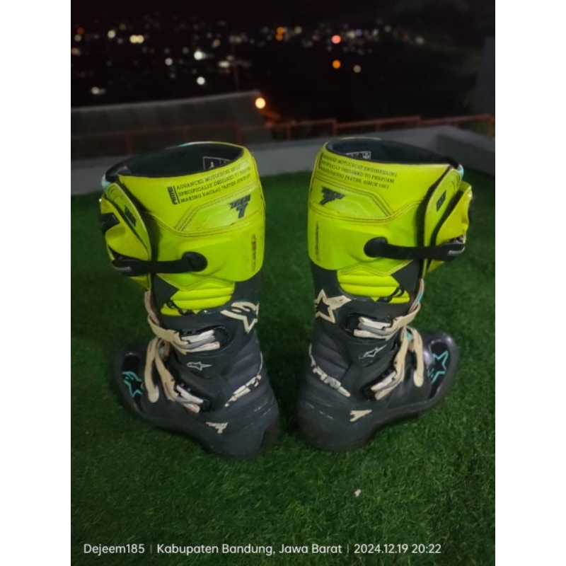 sepatu trail/cross original Alpinestar tech 7 size 11