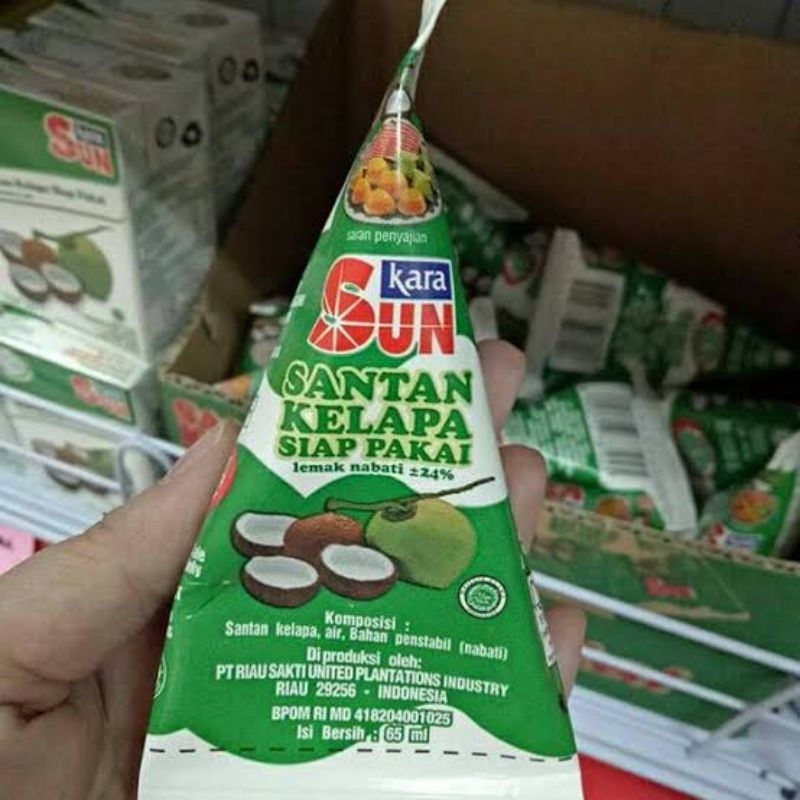 

SUN KARA SANTAN CAIR KELAPA SIAP PAKAI 65ml