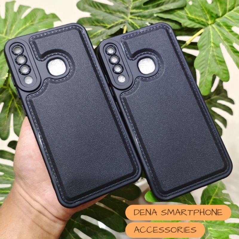 Soft Case Infinix Smart 3 Plus X627 Infinix S4 X626B X626 Black Leather Hitam