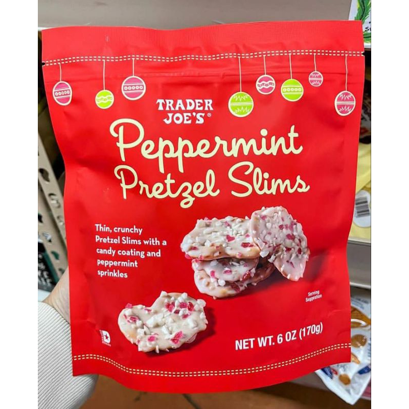 

Trader Joe's Peppermint Pretzel Slims (170 gr)
