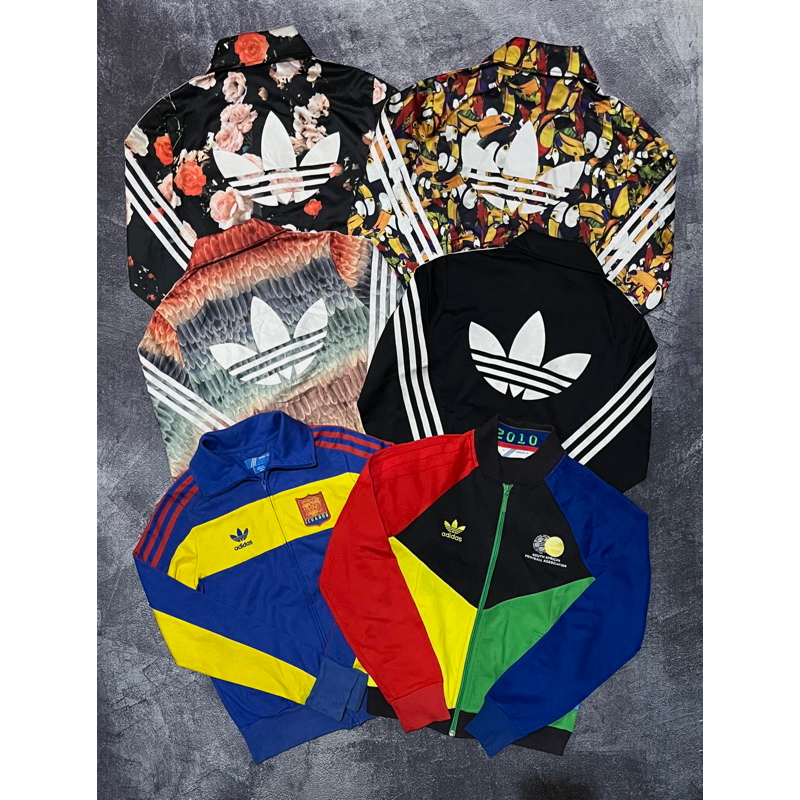 Adidas firebird | adidas trefoil | tracktop adidas big logo | adidas motif