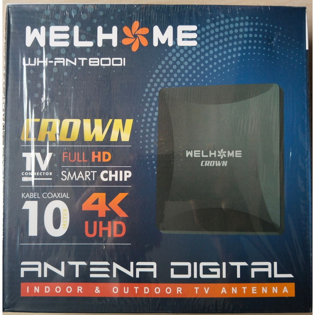 Antena Digital Indoor/Outdoor WELHOME CROWN WH-ANT8001