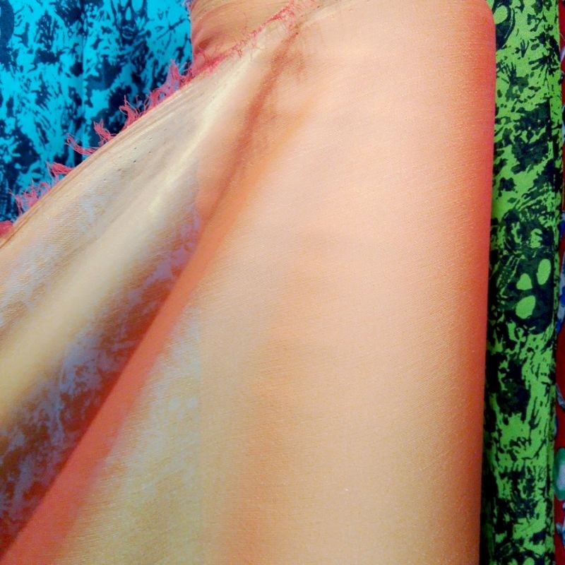 kain sifon gradasi chimer - kain chiffon motif - harga persetengah meter