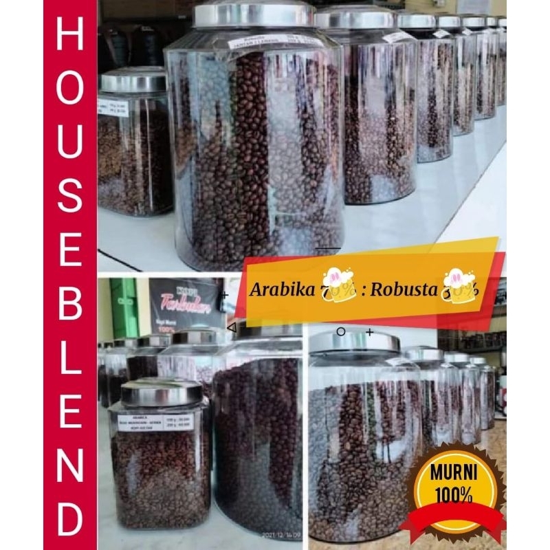 

House Blend Kopi Arabika 50% Robusta 50% Kopi Tarbulan ( Giling Halus - Netto 250gram)