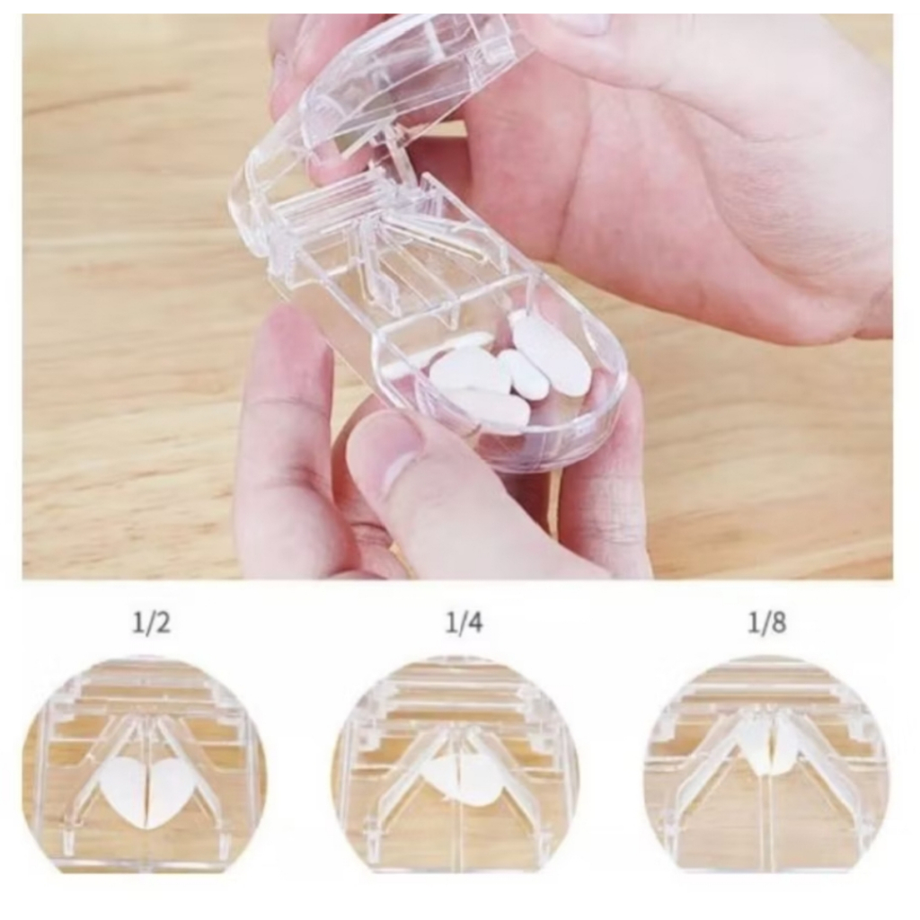 Alat Pemotong Obat Alat Pemotong Pill Tempat Penyimpanan Obat