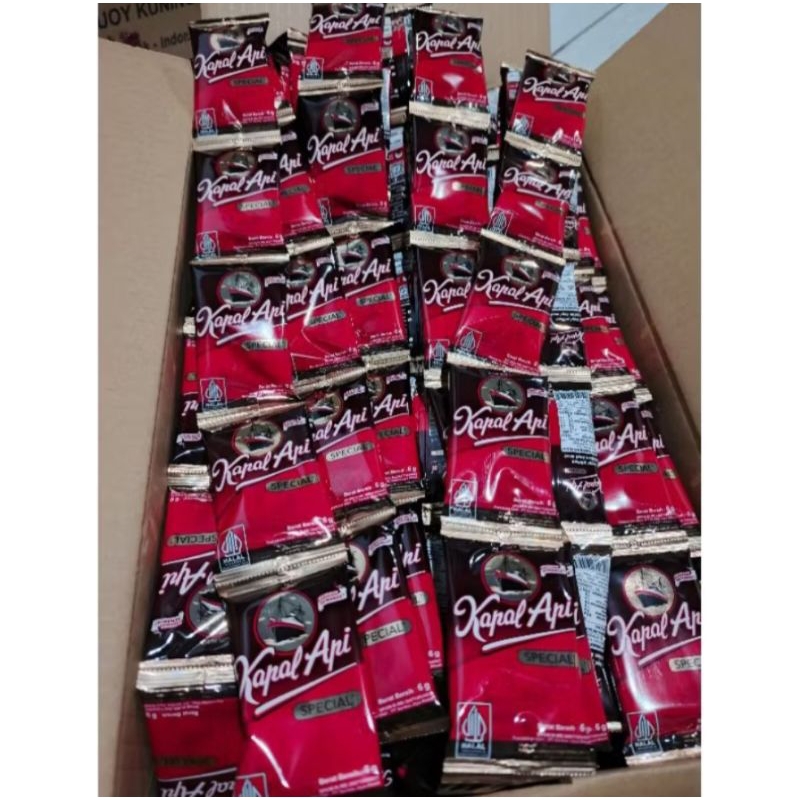 

Kopi kapal api kecil rencengan isi (10 sachet)