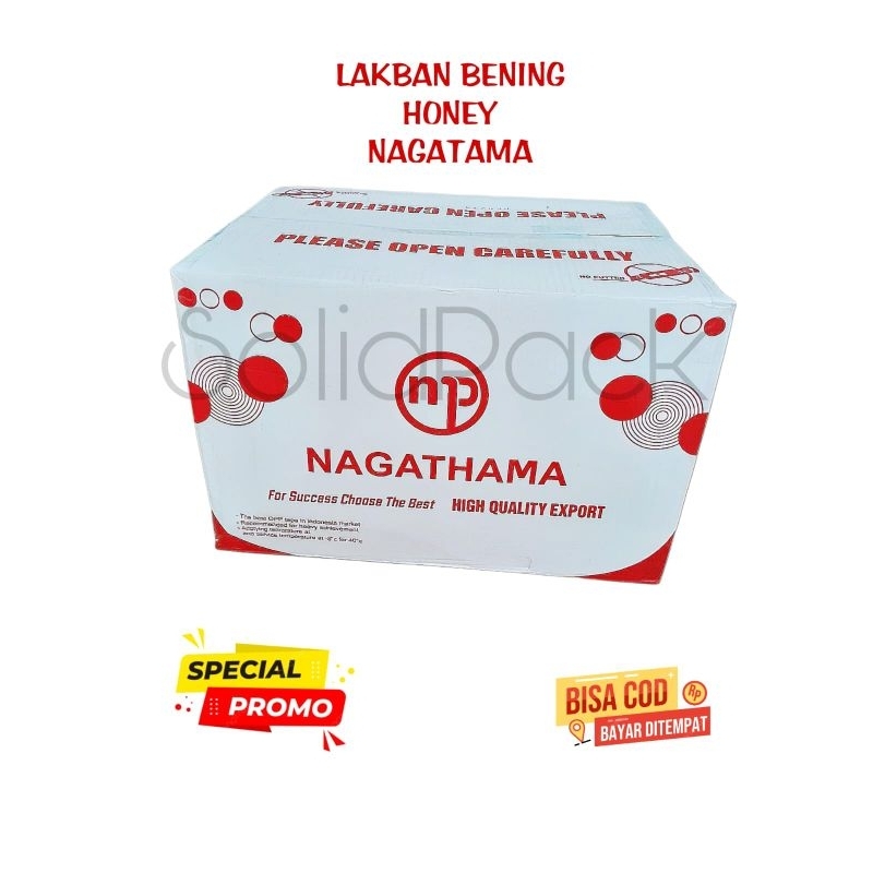 

Lakban OPP Tape / Lakban Bening Honey Nagatama Tape 90yard ^ 45MM [ 1 dus ]