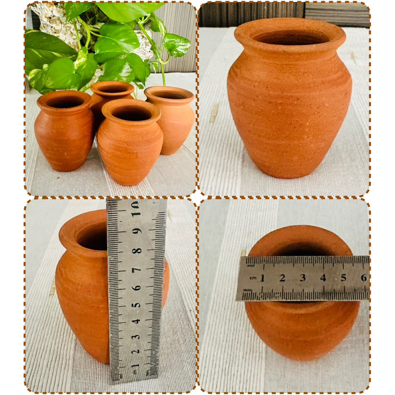 Mini terracotta vase pot kendi tanah liat mini