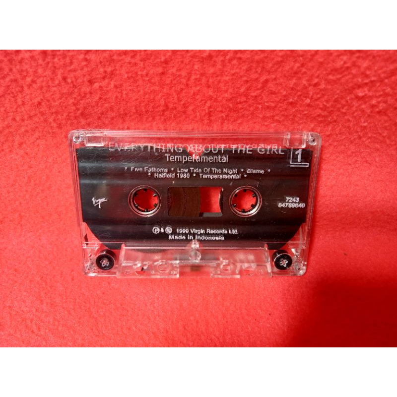 Kaset Pita Everything But The Girl - Tempramental (Kaset Only Tanpa Cover)