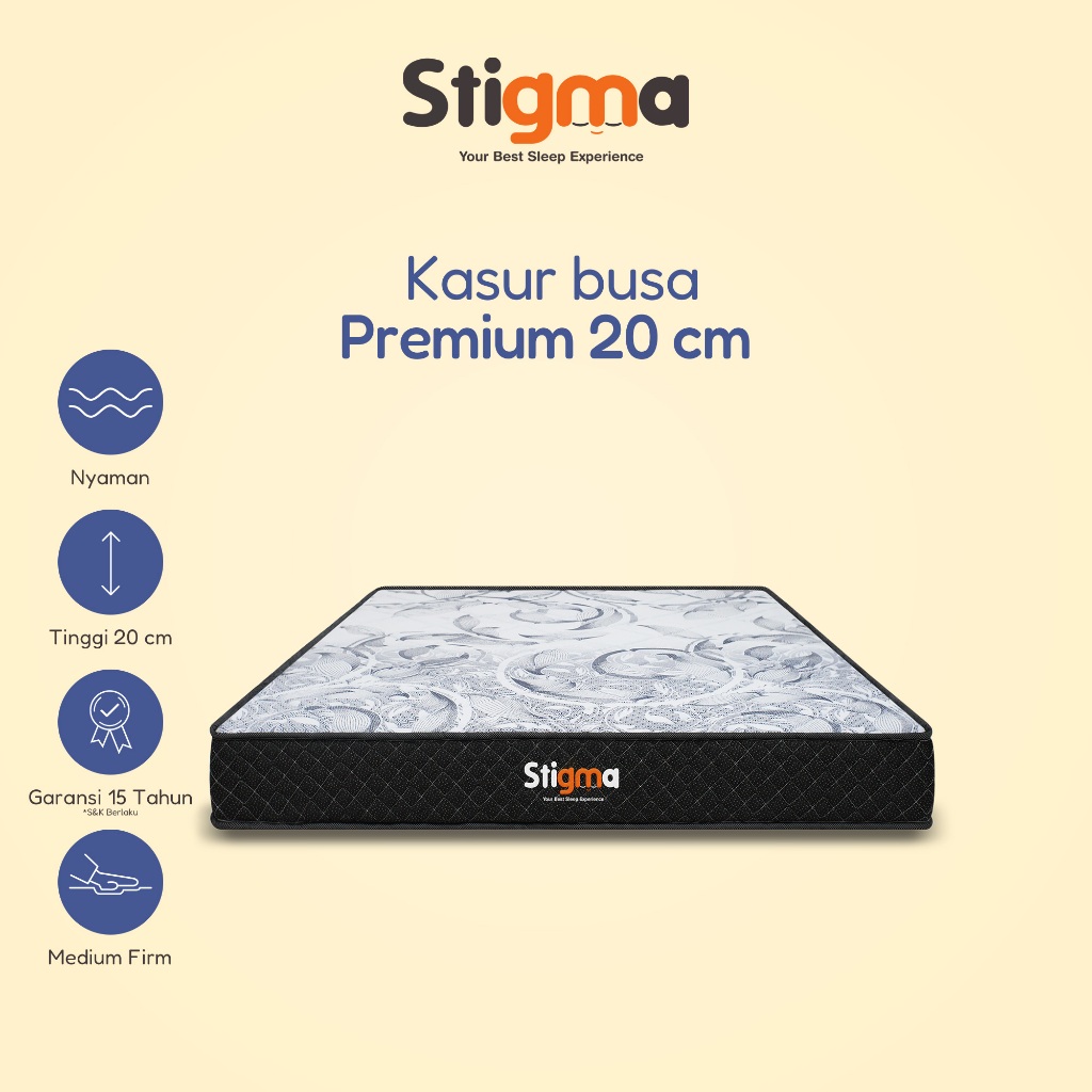 Stigma Kasur Busa Premium Tebal 20cm