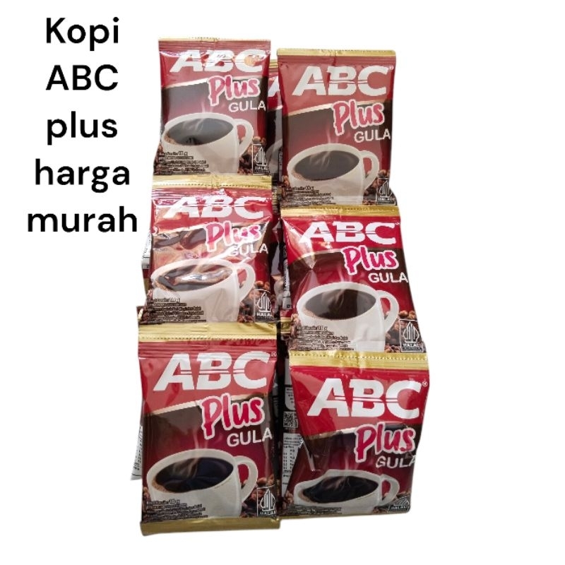 

Kopi ABC plus gula harga per renceng isi 10 pcs