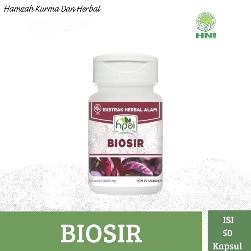 BIOSIR HNI || HPAI - 50 kapsul 100% ORIGINAL HERBAL ALAMI