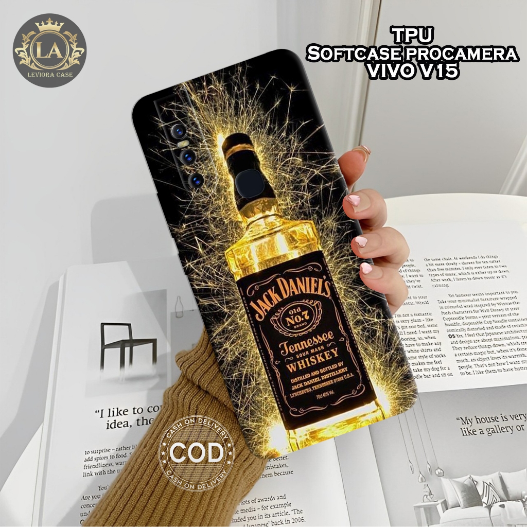 Case VIVO V15 Terbaru - Leviora Case - Fashion Case Branded - Softcase VIVO V15 - Case Pro Camera - 