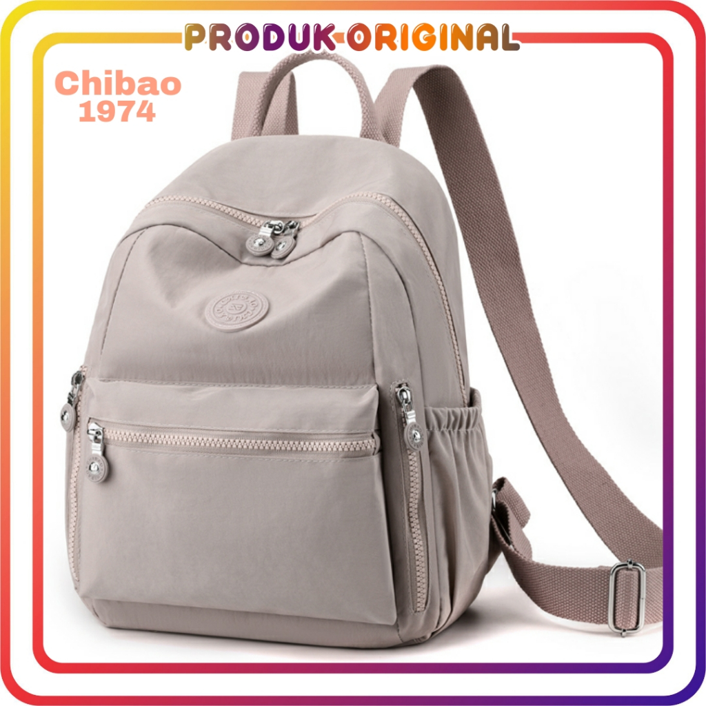 Chibao - Tas ransel wanita chibao 1974 Polyester waterproof tas ransel wanita original tas wanita