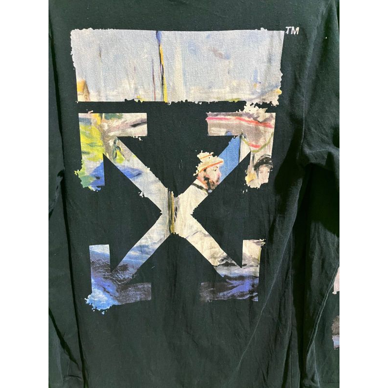 kaos lengan panjang off-white