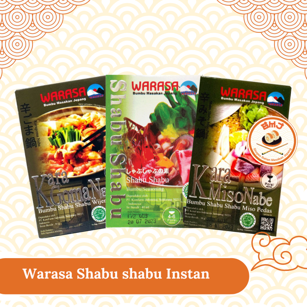 

Warasa Shabu-Shabu Instan 50 g Halal │ Bumbu Kuah Sabusabu Praktis │ Bahan Sabusabu