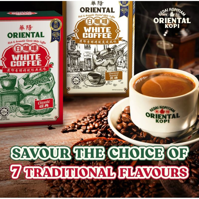 

Matchamori_Oriental Kopi Malaysia White Coffee Pack Isi 10 Original 100%