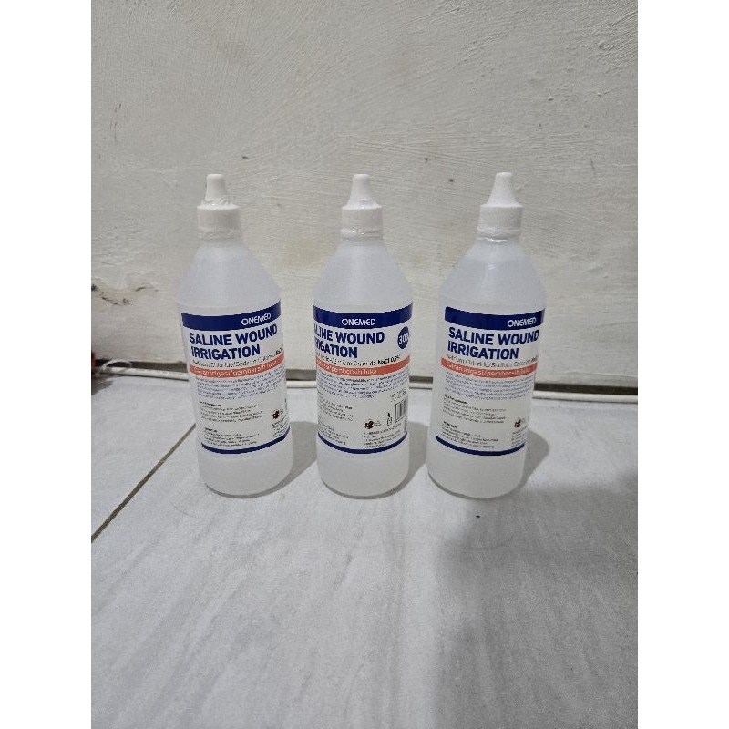 onemed saline wound irrigation nacl 0,9% pembersih luka