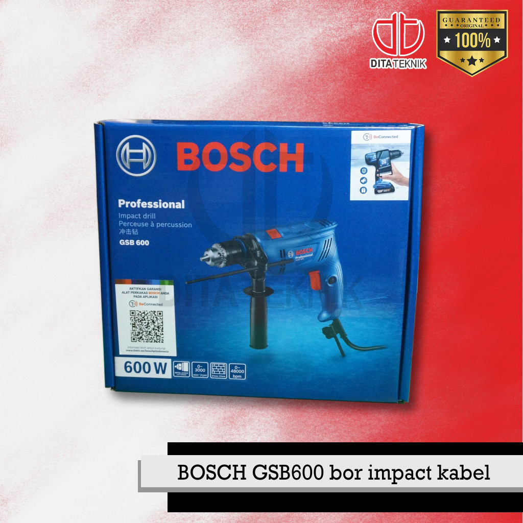 Mesin Bor Listrik BOSCH GSB 600 impact drill