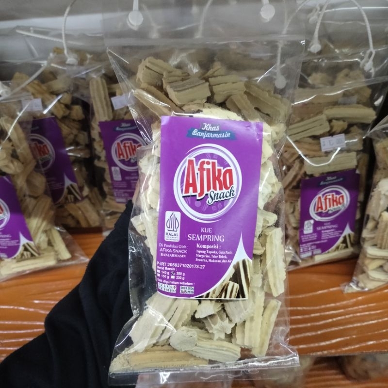 

Afika Snack Kue Sempring Khas Banjarmasin