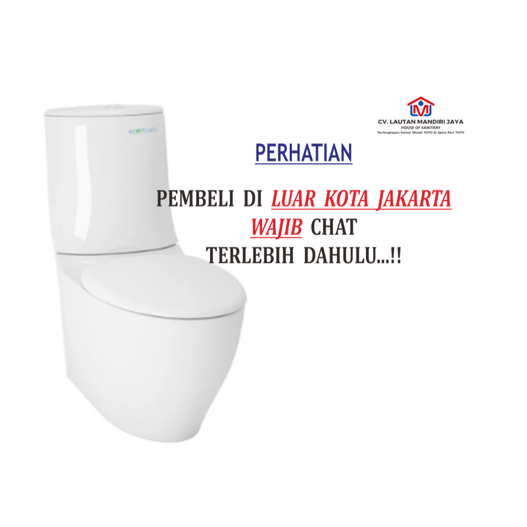CARGO JNE  Kloset Duduk TOTO CW956RPJ/SW956JP (P-Trap)