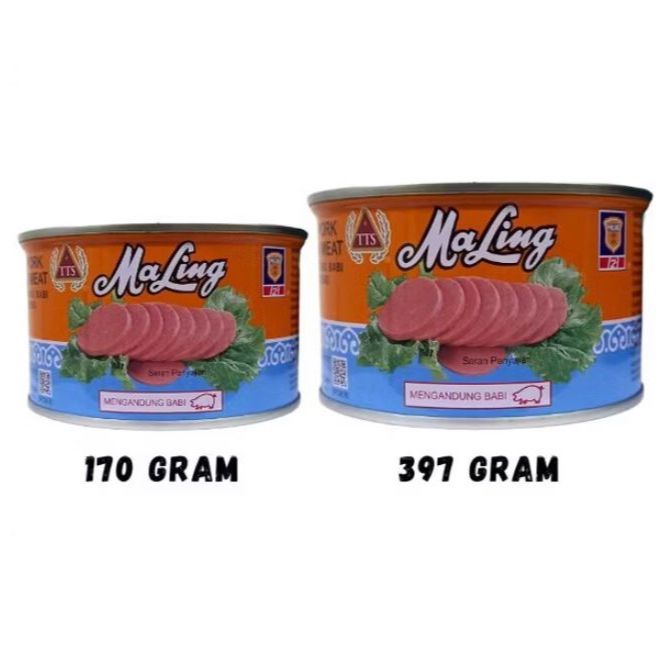 

Maling TTS / Pork Meat Babi 397gr dan 170gr