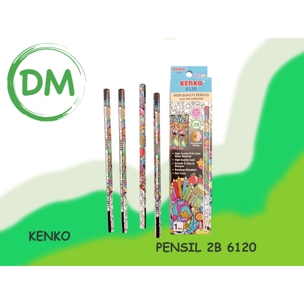 

6120 KENKO PENSIL 2B MOTIF