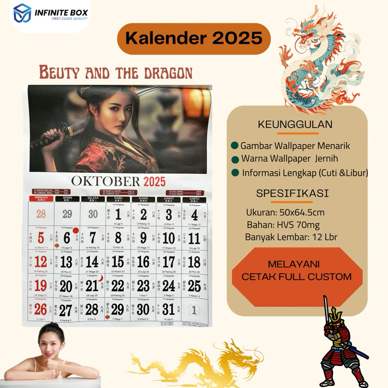 

Kalender Dinding AI Aesthetic Grosir Termurah| Wall Callender Full Warna| Kalender Gantung 2025