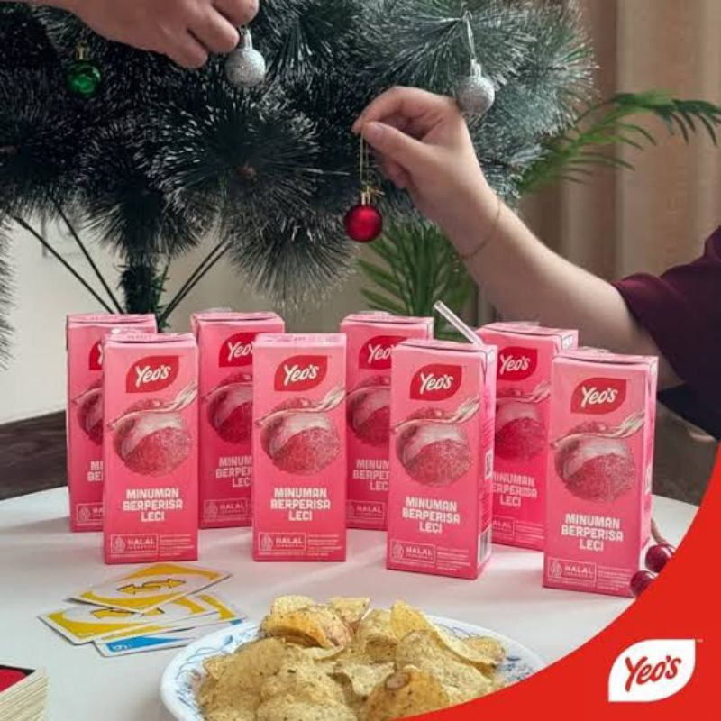 

Yeos leci 1karton isi 24pcs / yeos lychee / yeo's