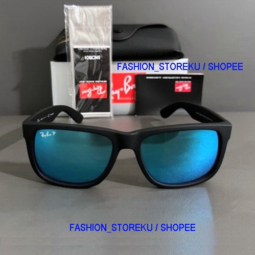 Kacamata Rayban justin RB4165 blue lens original