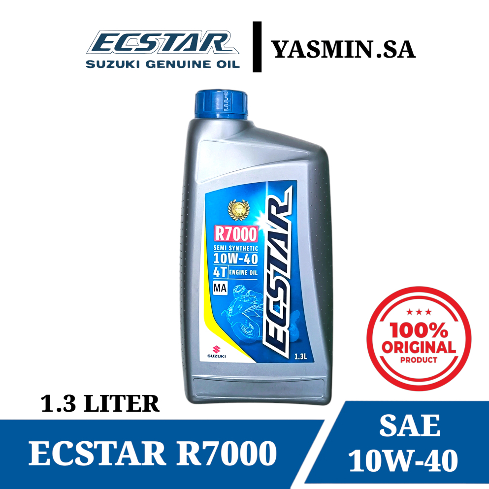 Oli 4T SGO R7000 Ecstar Sae 10W-40 Semi Synthetic 1,3 Liter Jamin Original