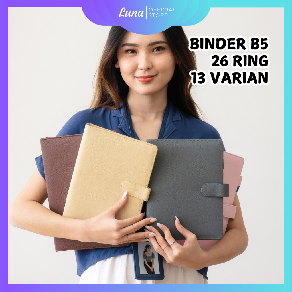 

Binder Polos Eksklusif B5 Binder Kuliah Berkualitas 13 Pilihan Warna Buku Organizer