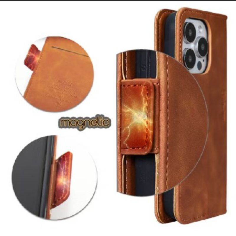 Case iphone 13 iphone 13 pro iphone 13 promax Sarung Dompet flip One best HA 103 original