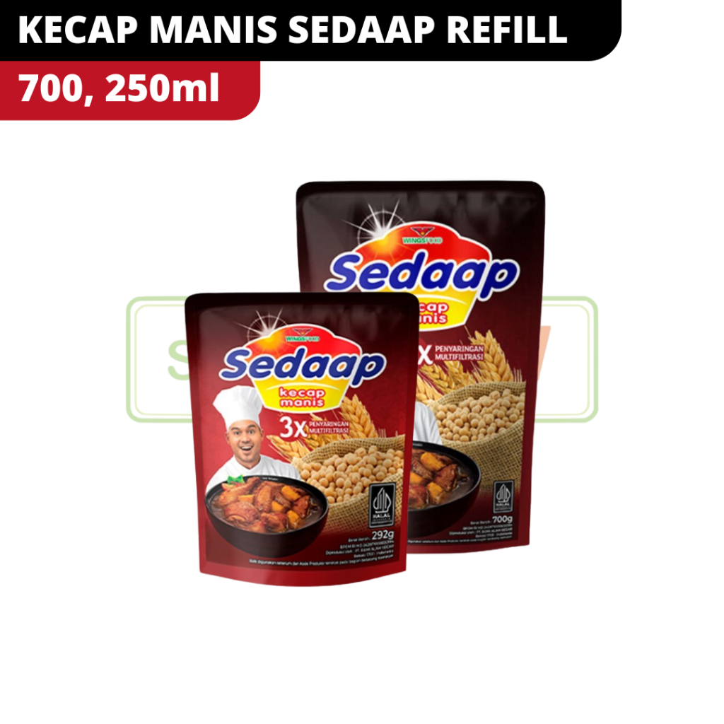 

SEDAAP KECAP MANIS REFILL DENGAN 3X PENYARINGAN MULTIFILTRASI