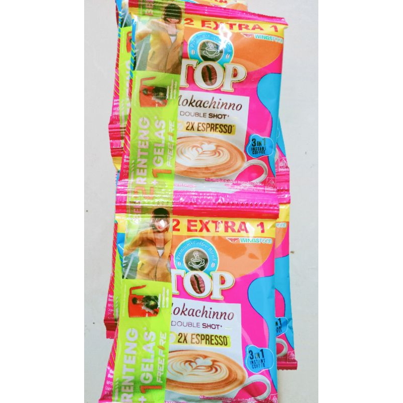 

MINUMAN KOPI BUBUK TOP MOKACHINNO 3 in 1 (1 RENCENG)