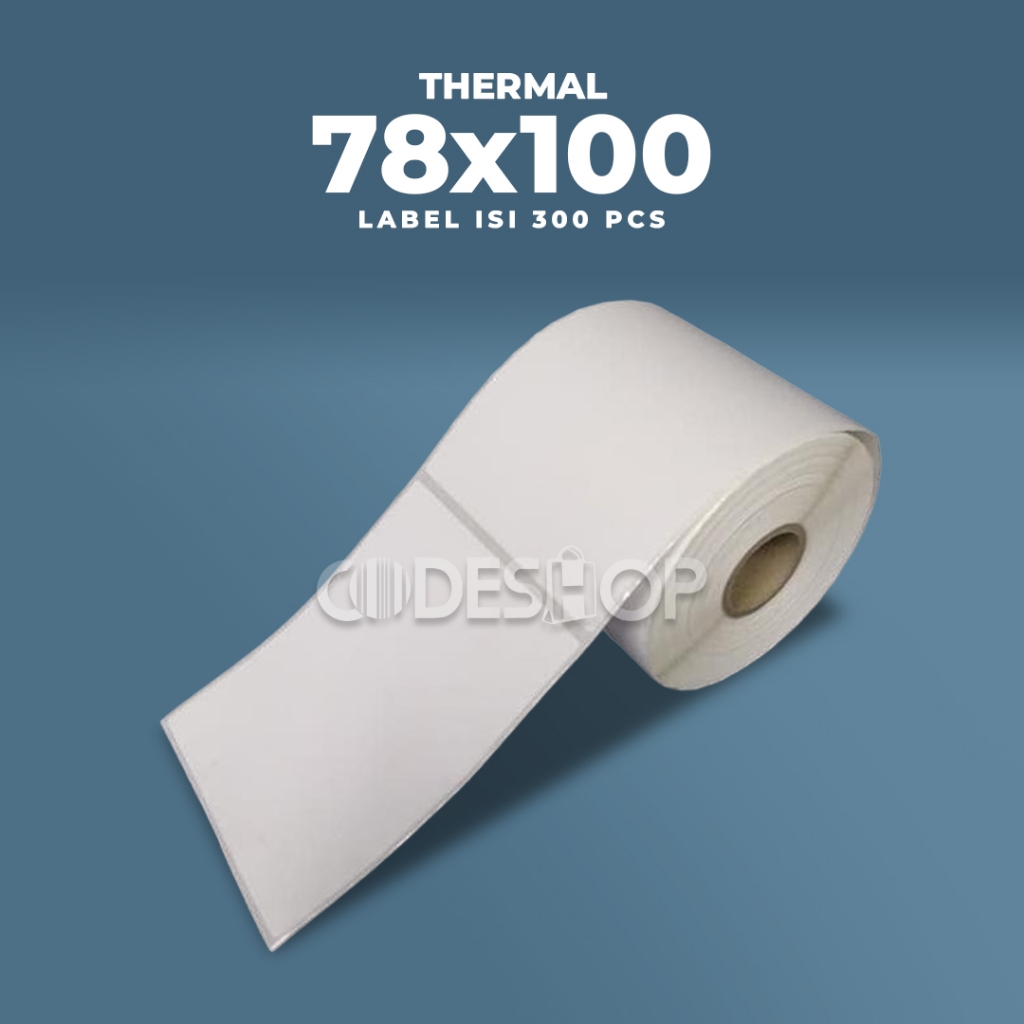 

Label Printer Barcode Thermal 78x100mm Isi 300pcs