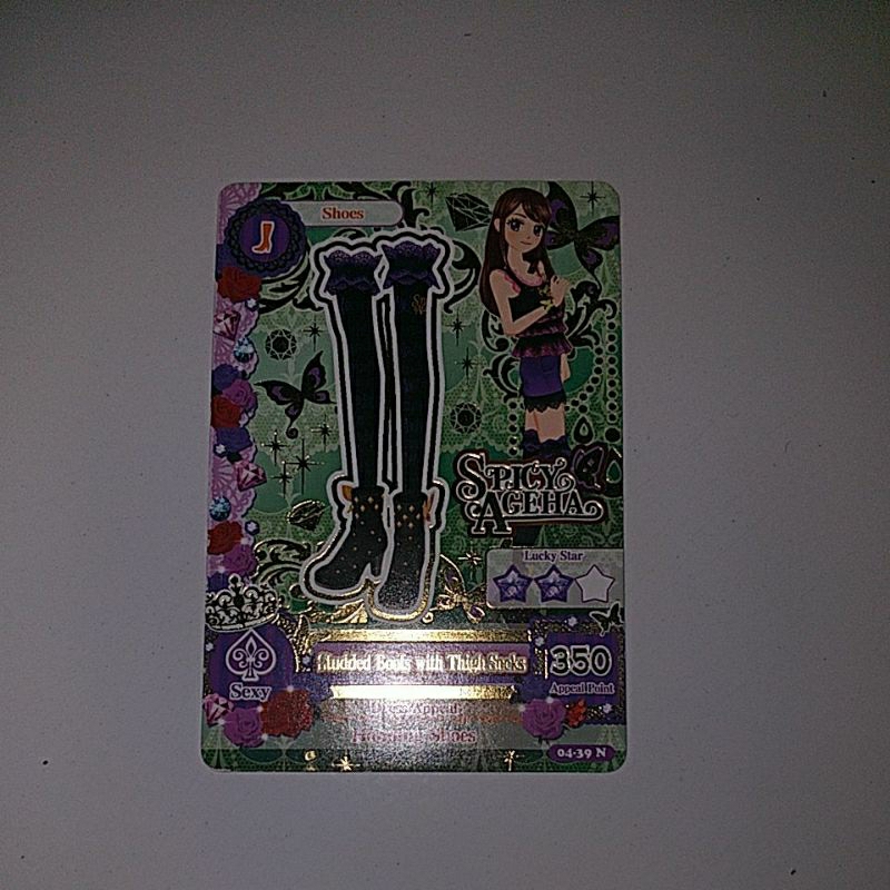 [SALE] Aikatsu Card : Common with brand - Ran - Spicy Ageha