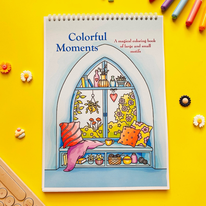 

Colorful Moments A Magical Coloring Book Of Large And Small Motifs