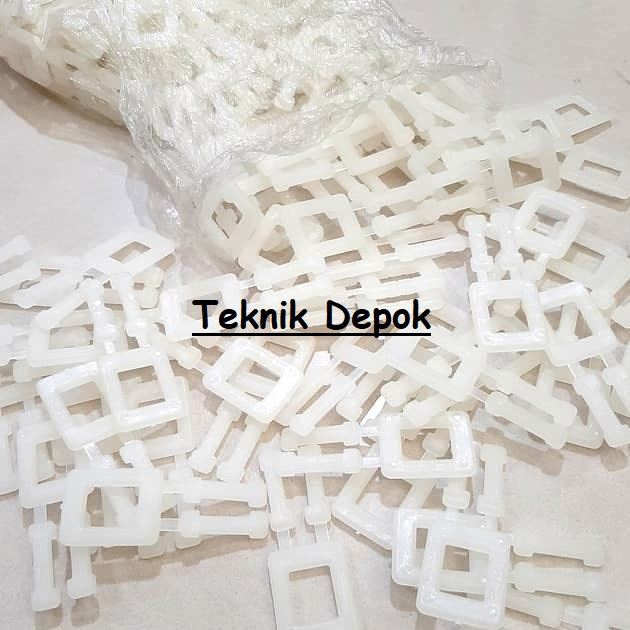 Clamp Pengikat Tali Strapping Plastik Klem Gesper Pengencang Straping Belt Penjepit Tali Peti Per 1 