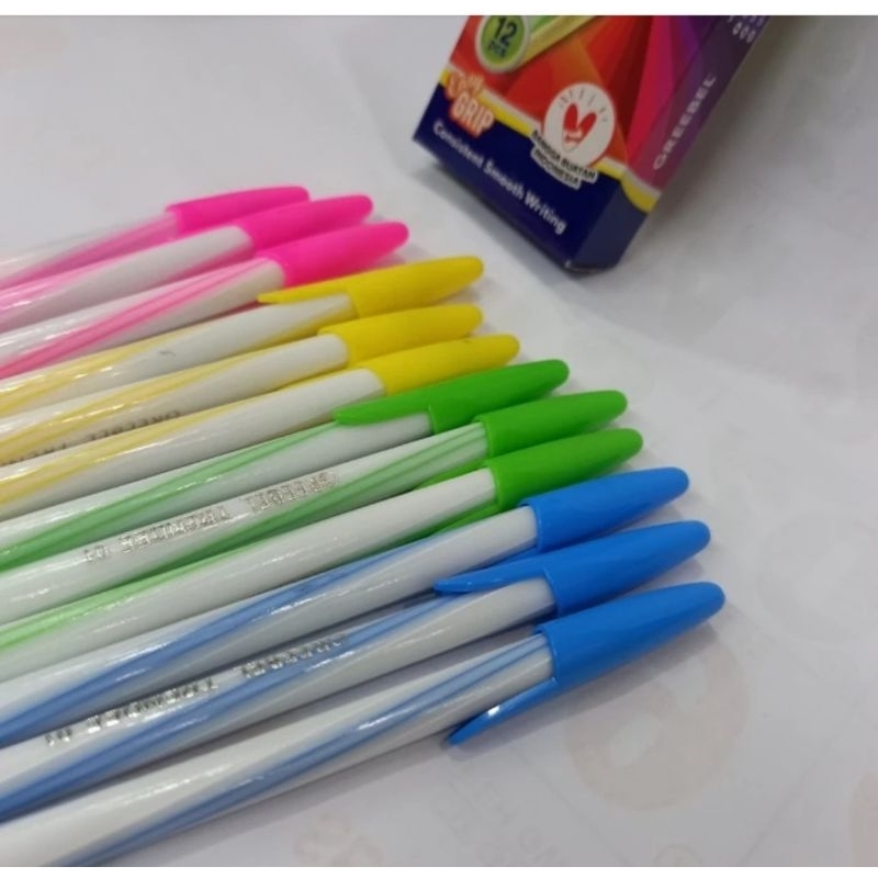 

Pulpen Greebel Trendee 01 / 0,5 Mm / 1 pack Isi 12 Pcs / Pulpen Trendee 01