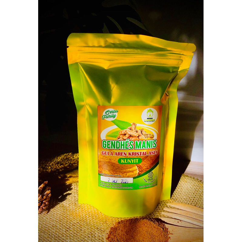 

Gendhes Manis Gula Aren Kristal ( KUNYIT ) - 100% Asli