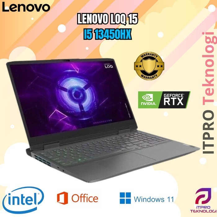 LENOVO LOQ 15 I5 13450HX RTX4050 6GB/ 20GB 512GB