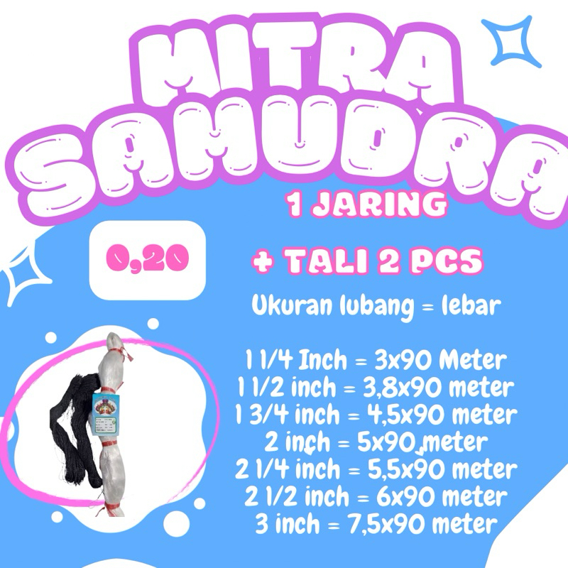 jaring burung padi sawah senar 0,20 / jaring burung pipit dan emprit / jaring penutup sawah / jaring