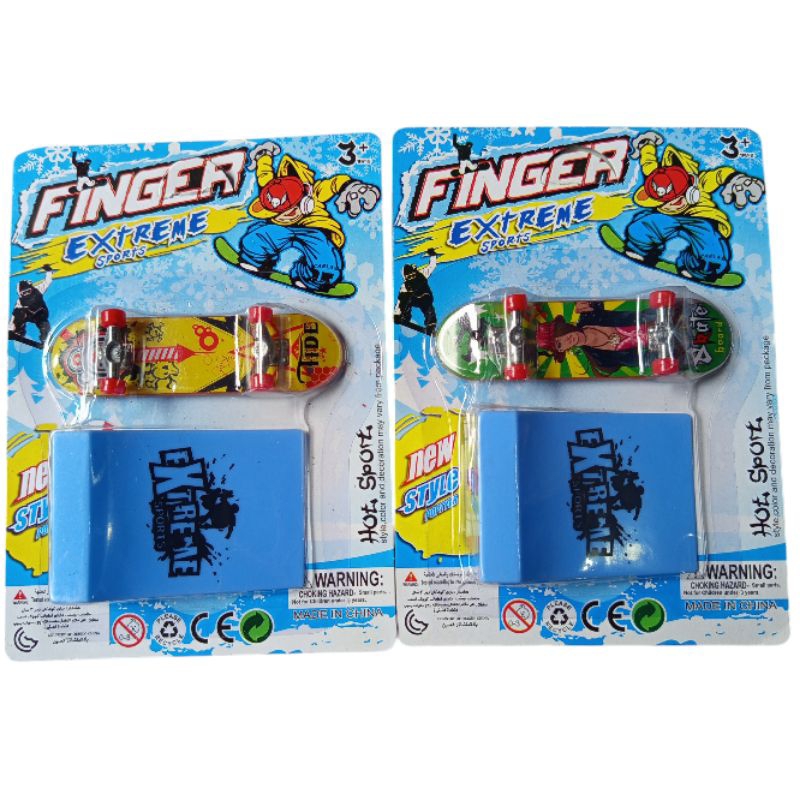 FINGERBOARD MINI mainan skateboard mini + arena skateboard