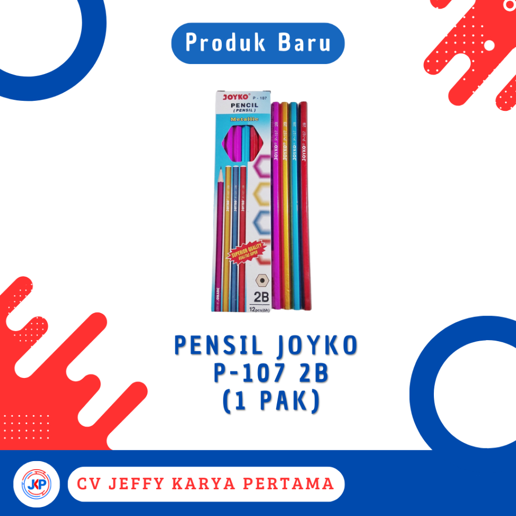 

Pensil Joyko P-107 2B (1 Pak)