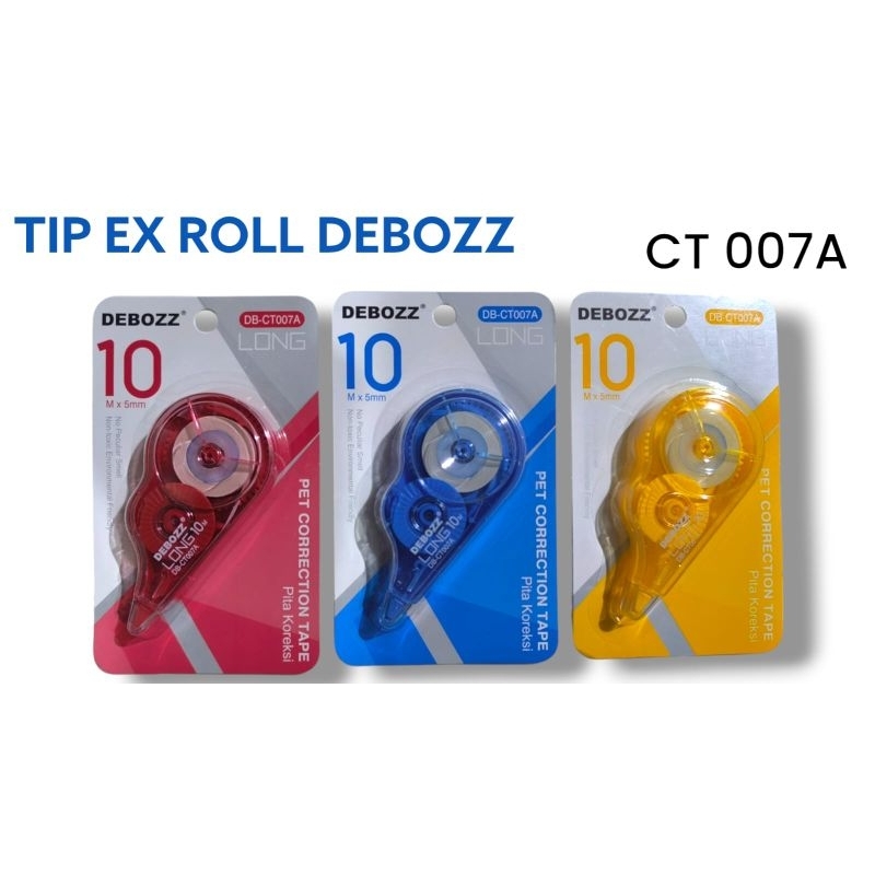 

CORRECTION TAPE / TIP EX ROLL DEBOZZ CT 007 A