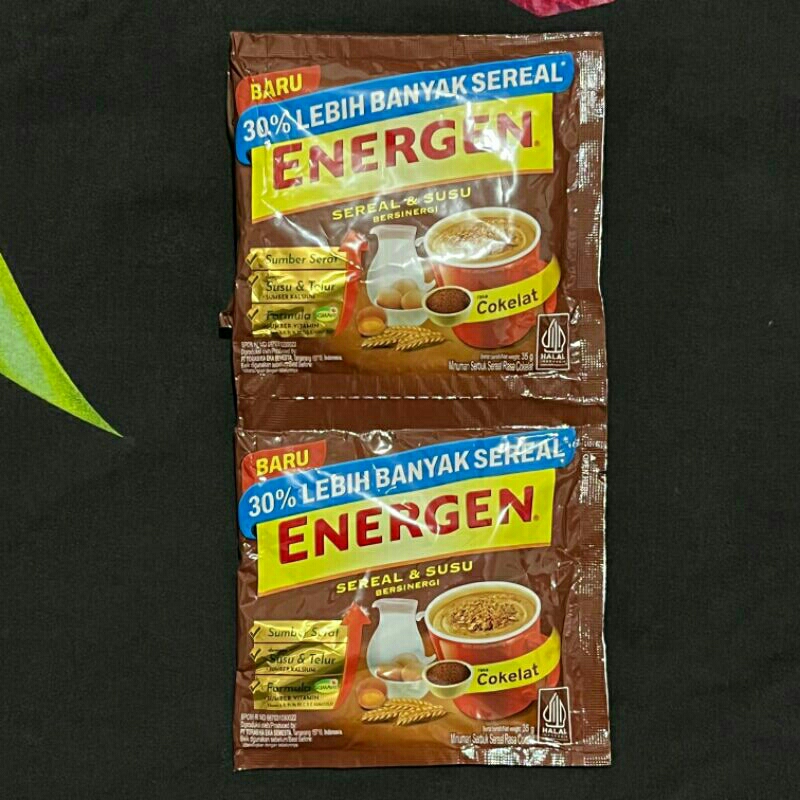 

ENERGEN SUSU SEREAL RASA COKLAT / ENERGEN RASA COKLAT / ENERGEN SEREAL COKLAT SATU RENCENG