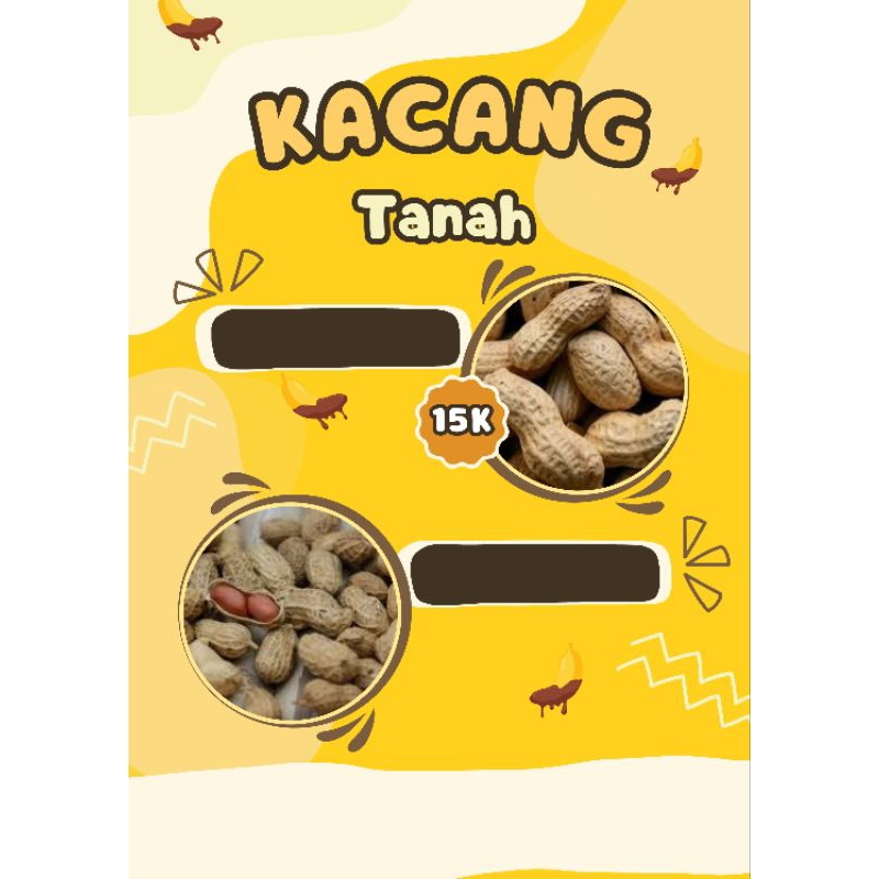 

Kacang tanah kacang mentah bisa cod kemasan 1 kg