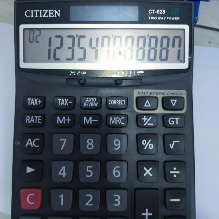 

kalkulator dagang / besar citizen CT 628